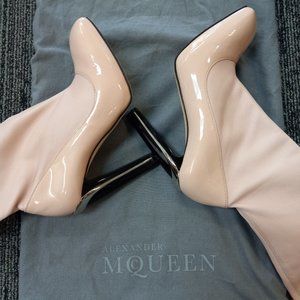 Alexander McQueen Over the Knee High Boots *Pink*